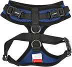 Puppia Authentic RiteFit Harness with Adjustable Neck, Medium, Royal Blue