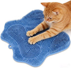 BABORUI Silicone Cat Scratching Post, Non-Slip Indoor Scratcher with Strong Suction Cup Base, Washable Durable Cat Scratch Pads for Indoor Cats, Kittens and Adult Cats