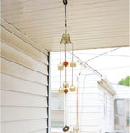 Lucky Wind Chimes Feng Shui Bell for Good Luck Home Garden Patio Hanging Decoration Gift (6 Bells)
