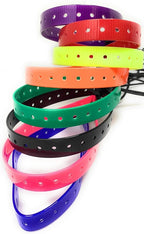 Replacement GPS eCollar with Adjustable Bungee, Multi-Hole Design, and Secure Toggle Closure for Small Dogs (Neon Orange, Small Neck)