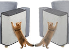 OROONOKO 1 Pack Reversible Cat Scratch Sofa Protector Natural Sisal for Furniture Protection, Universal Fit Both Sides, Protects Couches from Cat Claws & Scratching Uni-Handed (Grey)
