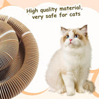 Kitty Kurlz Cat Toy, Reversible Infinity Style Magic Organ Cat Toy Made from Recycled Corrugated Cardboard Long Lasting (C-Shaped).