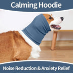 Nanaki Dog Calming Hoodie Ear Wraps for Dogs, Fireworks Ear Protection Head Muffs Doggy Warp Anxiety Relief, Doggy Hematoma Wrap, Pet Head Cover for Grooming and Force Drying Bathing Pet Protector