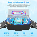 Dog Bark Collar, 2025 Bark Collar for Large Medium Small Dogs 5-130 lbs - Smart Rechargeable Anti-Barking Training Collar with 10 Adjustable Sensitivity-Bark Collars with Beep Vibratio