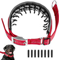 Reflective Martingale Collar for Dogs - Hidden Anti Pull Adjustable Training Collar Heavy Duty Buckle, Suitable for Small Medium Large Dogs on Walking & Hunting,Red,M