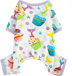 Dog Pajamas for Small Dogs Boy Girl, Dog Clothes Tiny Chihuahua Yorkie Spring Summer Shirt, Cute Puppy Outfit Pjs Jumpsuit Cat Onesie Apparel Pet Clothes