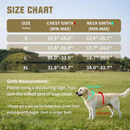 AUROTH Dog Harness and Leash Set, Soft Padded Service Dog Vest with 5.25FT Dog Leash, No Choke, Easy On Pet Vest, Adjustable Reflective No Pull Dog Harness for Large Dogs, Easy Walking and Training