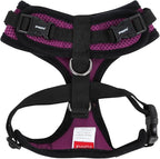Puppia Authentic RiteFit Harness with Adjustable Neck, Small, Purple