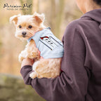 Parisian Pet Dog Shirt – 100% Cotton Bow Tie Shirts for Large Dogs – Sleeveless Puppy Clothes – Lightweight and Breathable Pet Apparel – Formal Tuxedo Boy Dog Clothes - Stretchy T Shirts for Dogs