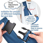 CUBY Dog and Cat Sling Carrier - Small Dog Carrier Sling with Adjust Strap & Zip Pocket, Hands Free Soft Dog Slings for Small Dogs Cats Puppy Pets Outdoor Travel Safety Purse Bag (Navy Blue)