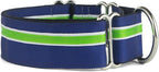 If It Barks - 1.5" Martingale Collar for Dogs - Adjustable - Nylon - Strong and Comfy - Ideal for Training - Made in USA - Large Finley