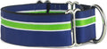 If It Barks - 1.5" Martingale Collar for Dogs - Adjustable - Nylon - Strong and Comfy - Ideal for Training - Made in USA - Small, Finley
