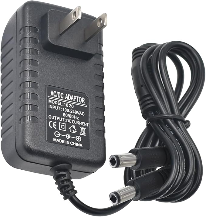 Replacement for Mini Educator E Collar Charger, Dual Lead Charger Compatible with Educator 300, 400 Series, RX, FOB and BP-504 Dog Training Collar Power Adapter Supply Cord