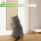Natural Sisal Cat Wall Climbing Carpet, Wall Scratcher Carpet Mat Pad, Cat Climbing Wall, Tall Scratching Post, Wall Floor Couch Sofa Protector, Scratching Pad for Indoor Cats （39.3" Lx15.7 W, 1PC）