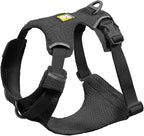 Ruffwear, Front Range Flex Dog Harness, Engineered Knit Construction for Ultimate Fit and Mobility, Lightweight Flexible Everyday Harness with Dual Leash Clips, Basalt Gray, Medium