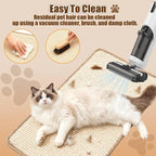 Paceray Cat Scratching Mat, 2 Pack Natural Sisal Scratching Pad for Indoor Cats, Perfect Wall Scratchers with Tape for Couch, Sofa and Carpet Protection (23.6" x 15.7")