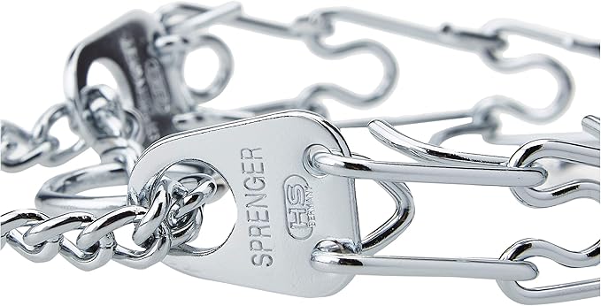 HS Sprenger Chrome Steel Training Collar (Pack of 2)