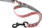 Wolfgang Heavy Duty Dog Leash, Pull-Tested to Over 800 lbs for Walking & Training, HoundsPink Print, Dual-Handle Large