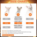 KOOLTAIL Small Dog Shirt, 2 Pack Soft & Lightweight Spring Cozy Cotton Security Dog Tshirt Vest for Small Medium Dogs,Pet Sleeveless Clothes Outfit for Boy Girl Puppy Cats Pitbull Bulldog Chihuahua, M