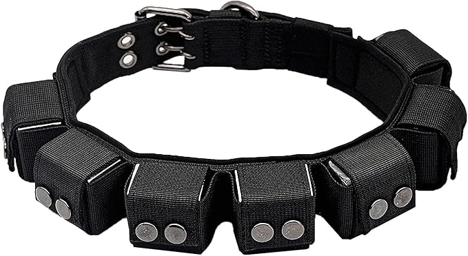Tactical Weighted Dog Collar - Weights for Training & Exercise - Free Weights, Small, Medium, Large Dogs