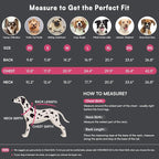 Queenmore Large Dog Jackets,Dog Coats for Extra Large Dogs with Harness Built in,Reflective Waterproof Dogs Jackets with Fleece Lining,Warm Snowsuit Pet Coats for German Shepherd,Rosered,XXXL