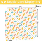 Easter Dog Bandana, 2 Pack Adjustable Holiday Party Pets Rabbit Easter Egg Bandana Triangle Bibs Cat Scarf Set