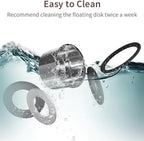 4.5L Dog Water Bowl No Spill 1.2 Gallon Stainless Steel Water Bowl for Dogs 150oz No Mess Slow Water Feeder with Anti-Slip Mat for Messy Drinkers 4.5L+2 Filters