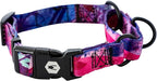 Wolfgang Heavy Duty Martingale Dog Collar with Quick Release Nylon Buckle for Walking & Training, Daydream Print, Extra Large