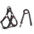 QQPETS Dog Harness Leash Set Adjustable Heavy Duty No Pull Halter Harnesses for Small Medium Large Breed Dogs Back Clip Anti-Twist Perfect for Walking