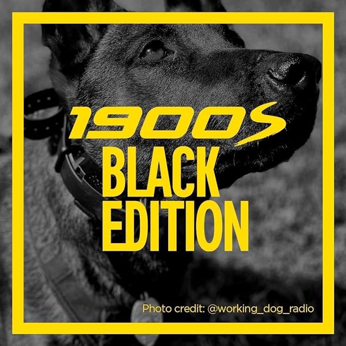 Dogtra 1900S Black Boost & Lock E-Collar Remote Dog Trainer 1-Mile Range Ergonomic IPX9K Waterproof High-Output Matte Black