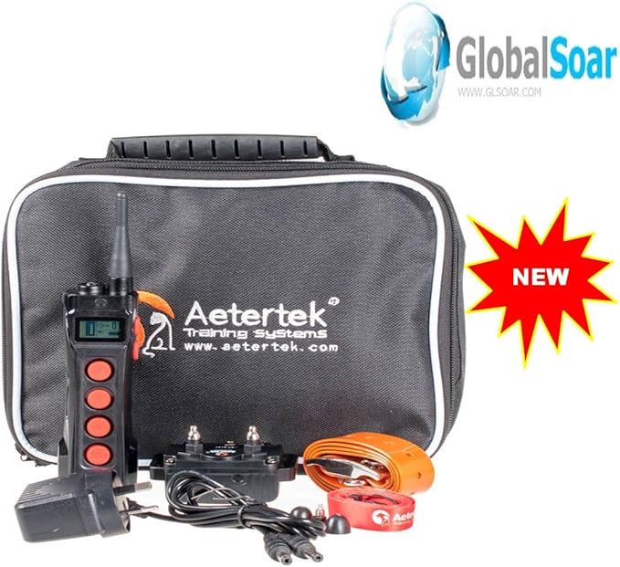 1100 Yard Remote Dog Training Shock Collar with Auto Anti Bark & Waterproof Collar (1-Dog Kit)