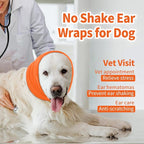 Nanaki Dog Calming Hoodie Ear Wraps for Dogs, Fireworks Ear Protection Head Muffs Doggy Warp Anxiety Relief, Doggy Hematoma Wrap, Pet Head Cover for Grooming and Force Drying Bathing Pet Protector