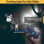 Educator FOB 300 Yard Dog Training Collar with Remote and Finger Button, Humane Stimulation, Pavlovian Tone, Waterproof, Odorproof Biothane Collar, Night Light, Rechargeable, 2 Dog (USA Only), Black