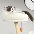 KAMABOKO 52.4" Flower Cat Tree, Cute Cat Tree House for Indoor Cats, Cloud Cats Tree Tower with Cat Condo, Sisal Scratching Posts, Hanging Toys for Playing
