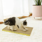 3 Pack Cardboard Cat Scratcher Pads Cat Scratching Board for Indoor Cats 16.5″Lx8.1″Wx0.8″H Dual-Side Corrugated Cats Scratching Post Reusable Supplies