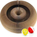 Interactive Cat Scratcher with a Toy
