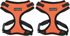 Puppia Authentic RiteFit Harness with Adjustable Neck Orange, Medium (Pack of 2)