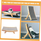 Angoily Cat Scratcher Board Corrugated Paper Scratch Pad for Cats Indoor Kitten Scratching Small Size Pet Supply