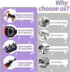 Martingale No Pull Dog Collar for Large Medium Dogs Training Walking, Heavy Duty Nylon Reflective Adjustable Anti Pull Slip Collar with Buckle S Orange
