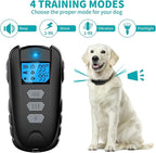 Dog Training Collar with Remote, Waterproof Dog Collar with Beep Vibration Shock, Adjustable 0 to 99 Shock Vibration Levels Dog Training Set for Small Medium Large Dogs