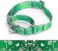Martingale Dog Collars - Flower Multicolor Cute Patterns, Adjustable Nylon Training Dog Collar Suitable for Boy and Girl Dogs Medium Large Dogs (3, L)