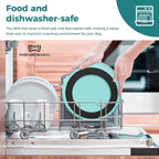 Dog Bowl, Stainless Steel Dog Food and Water Bowl with Non Slip Quiet Bottom, Easy to Clean, Dishwasher Safe, 40oz, Mint Green