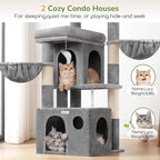 Globlazer Cat Tree for Cats, 48 Inch Multi-Level Cat Tower
