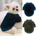 2 Pieces Dog Sweaters for Small Dogs Boy Fall Winter Warm Puppy Clothes Fleece Chihuahua Sweater Cute Small Dog Clothes for Girls Male Cat Clothing, Medium