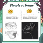 Lewondr Small Dog Sunglasses UV Protection Goggles Eye Wear Protection with Adjustable Strap Doggy Heart Shape Anti-Fog Sunglasses for Pet Dogs Sun Glasses Doggie Windproof Glasses, White