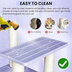46 Inches Outdoor Cat Tower, Large Multi Level Cat Tree with Big Polypropylene Rope Scratching Posts for Indoor and Outdoor Cats