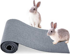 Rabbit Scratching Pad, Non-Woven Blanket with Back Adhesive, Rabbit Toys for Bunnies Boredom, Bunny Scratch Pad, Bunny Enrichment for Cage, Indoor, Living Room, Sofa