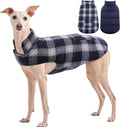 Kuoser Reversible Winter Coat, British Style Jacket for Small Medium Dogs - Warm, Windproof Puppy Cold Weather Vest, Blue M