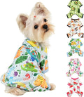 Dog Pajamas for Small Dogs Boy Girl, Dog Clothes Tiny Chihuahua Yorkie Spring Summer Shirt, Cute Puppy Outfit Pjs Jumpsuit Cat Onesie Apparel Pet Clothes