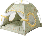 Pet Tent House Dogs Bed Portable Removable Puppies Cat Indoor Outdoor Kennels Cave